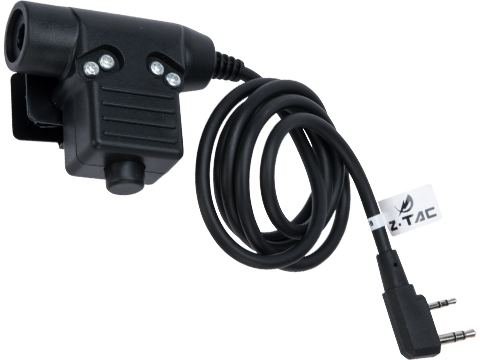 Z-Tactical U94 PTT Military Standard Version with Headset Adapter (Connector: Kenwood 2 Pin)